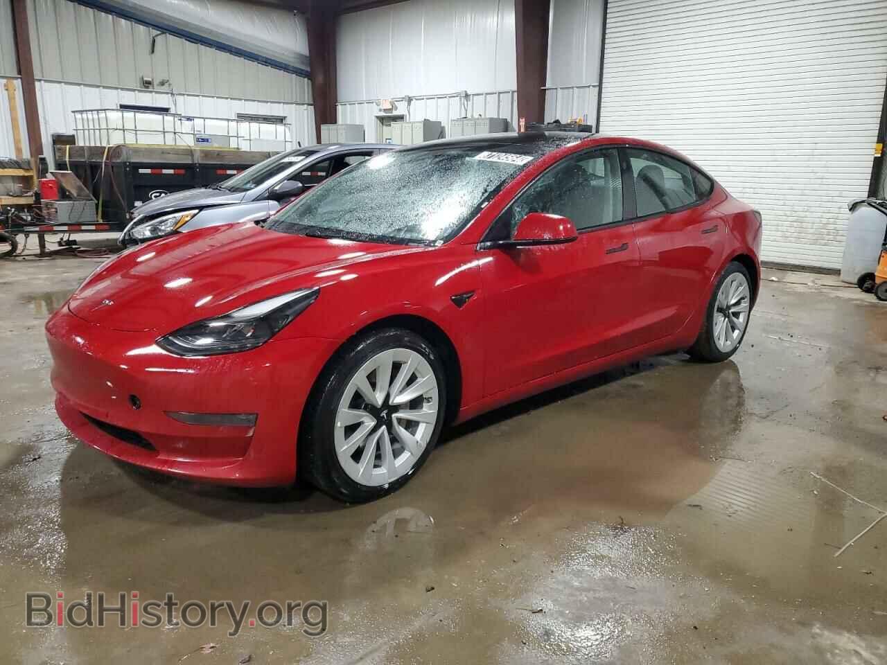 Photo 5YJ3E1EA5NF290752 - TESLA MODEL 3 2022