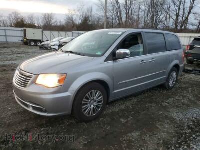 2014 Chrysler MINIVAN Touring L, silver — VIN 2C4RC1CG0ER195348, Copart