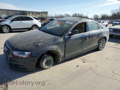 2013 Audi A4 PREMIUM, black — VIN WAUBFAFL0DN034850, Copart