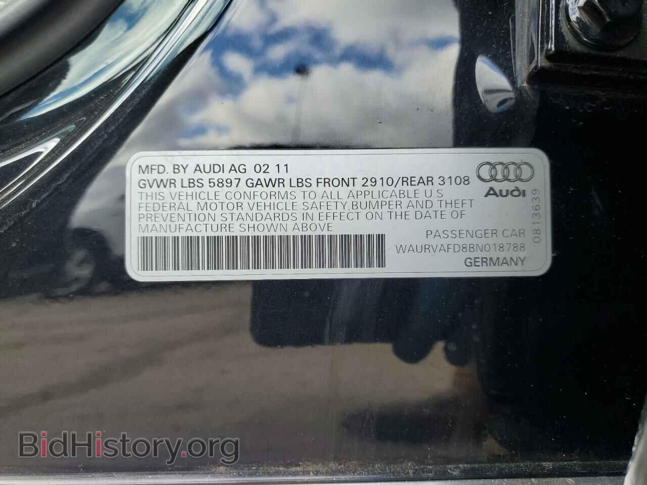 2011 AUDI A8 - VIN: WAURVAFD8BN018788 - Photo 12