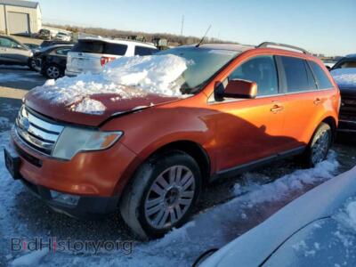 2008 Ford EDGE Limited, оранжевый — VIN 2FMDK49C28BA30414, Copart