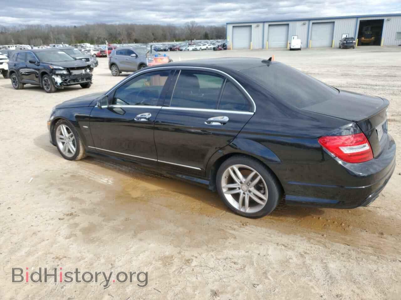 2012 MERCEDES-BENZ C-CLASS - VIN: WDDGF4HBXCR218074 - Фото 2