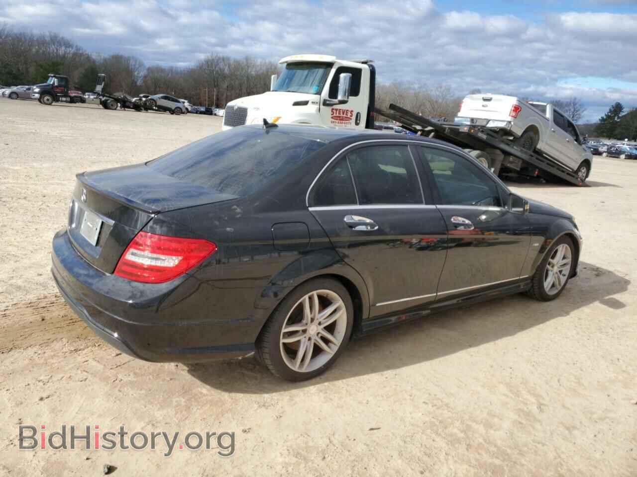 2012 MERCEDES-BENZ C-CLASS - VIN: WDDGF4HBXCR218074 - Фото 3