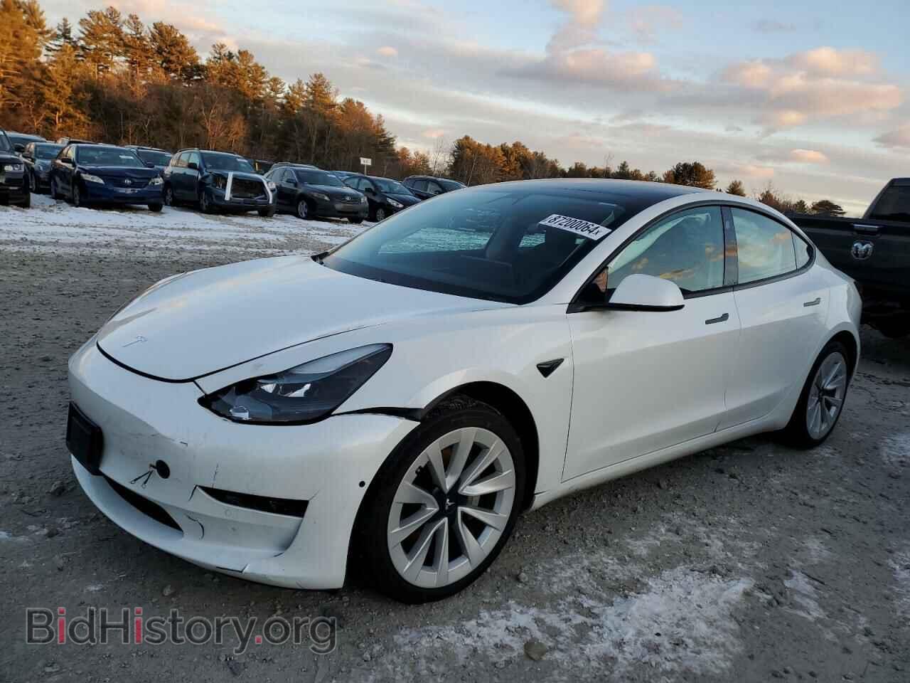 Photo 5YJ3E1EB0MF056459 - TESLA MODEL 3 2021