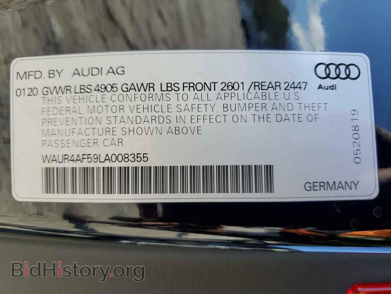 2020 AUDI S5/RS5 - VIN: WAUR4AF59LA008355 - Фото 12