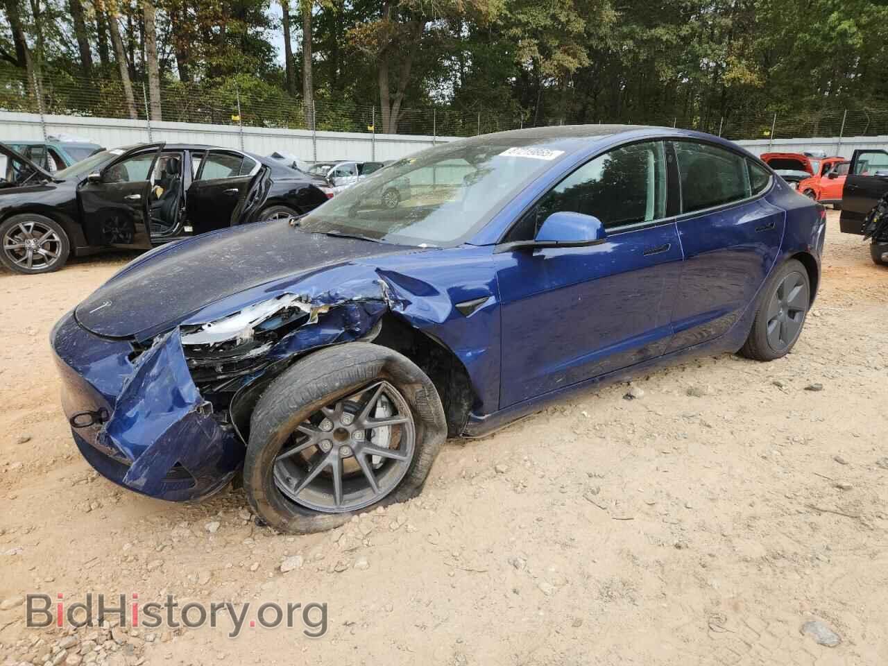 Photo 5YJ3E1EA4NF319383 - TESLA MODEL 3 2022