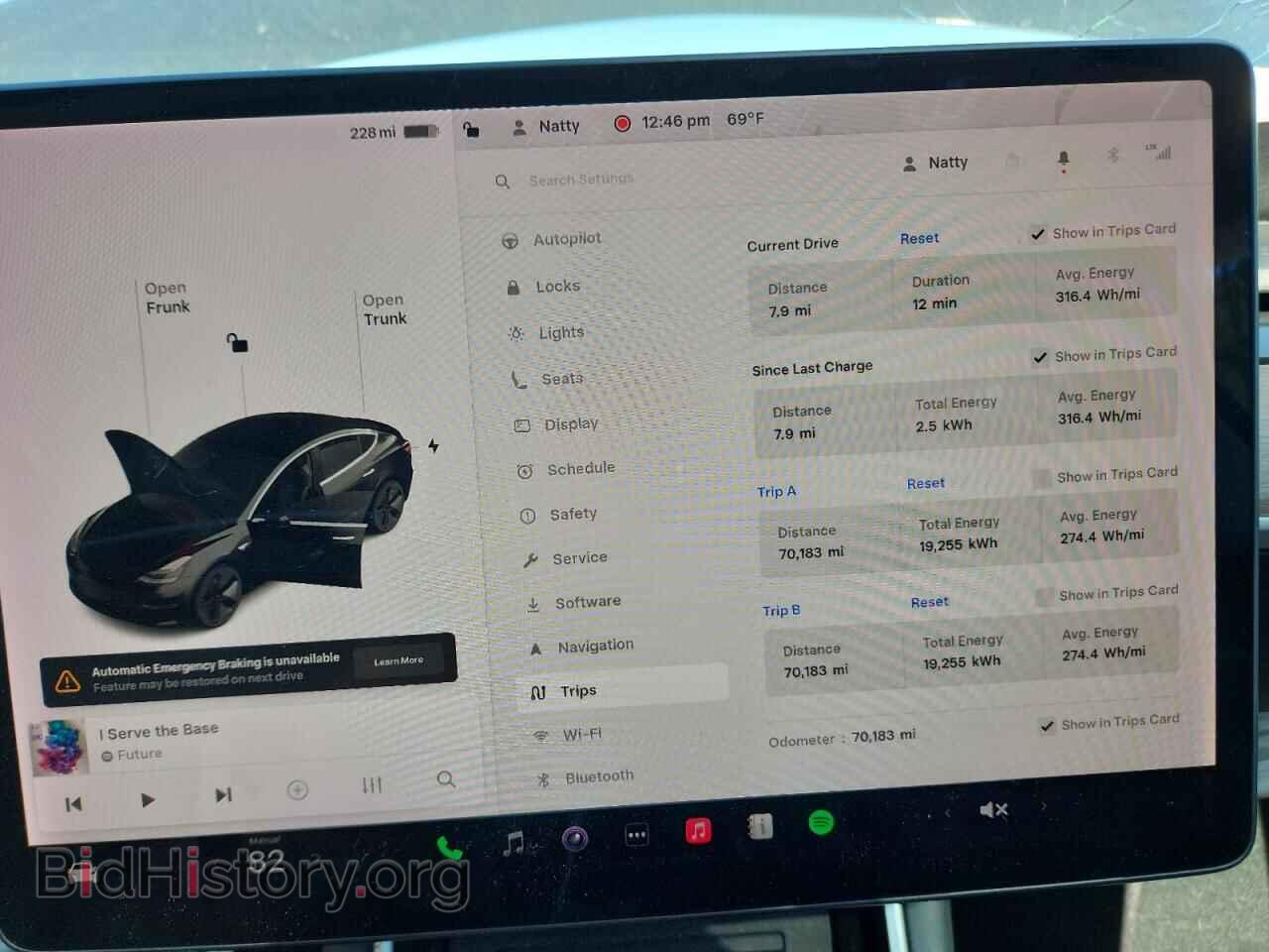 2019 TESLA MODEL 3 - VIN: 5YJ3E1EB7KF197039 - Photo 9