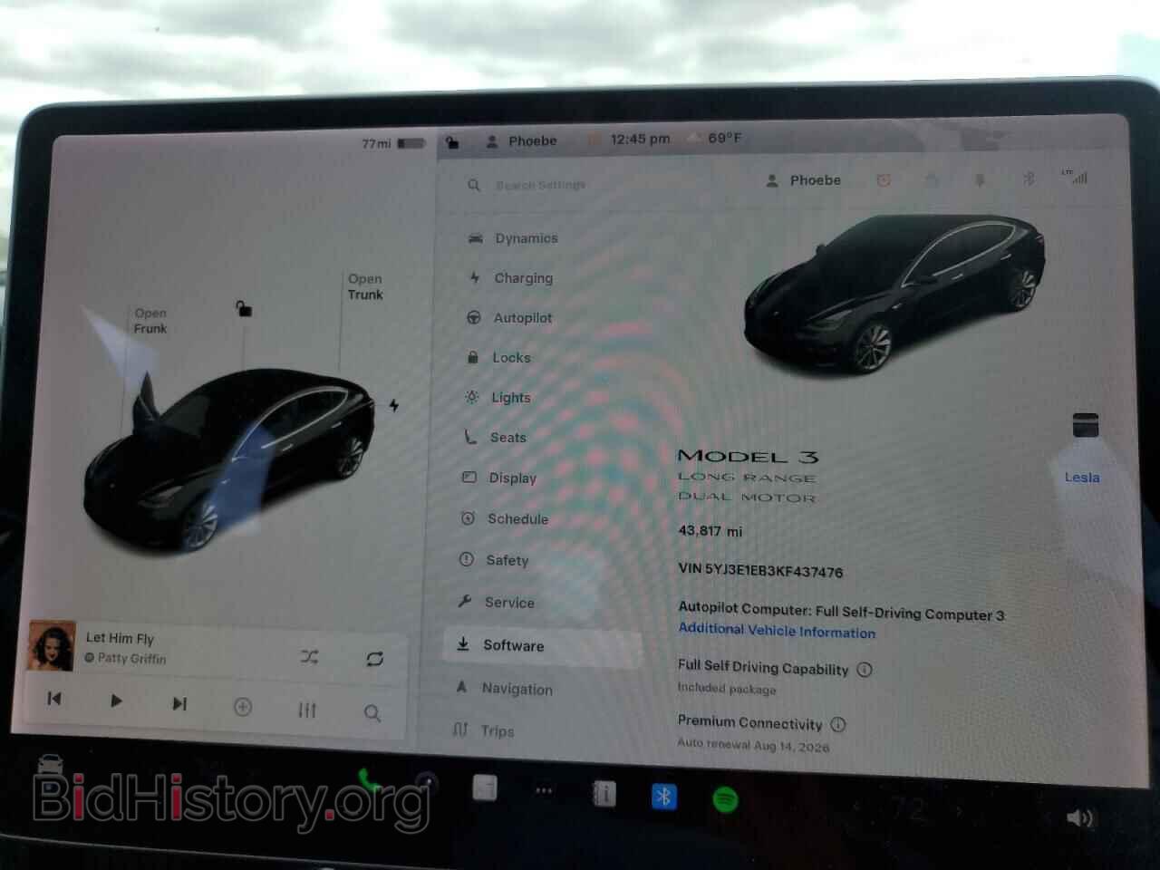 2019 TESLA MODEL 3 - VIN: 5YJ3E1EB3KF437476 - Фото 9