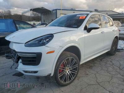 2016 Porsche CAYENNE Turbo, white — VIN WP1AC2A26GLA88647, Copart