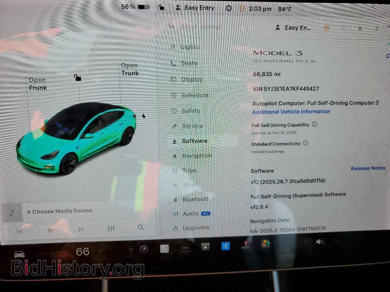 2019 TESLA MODEL 3 - VIN: 5YJ3E1EA7KF449427 - Фото 9