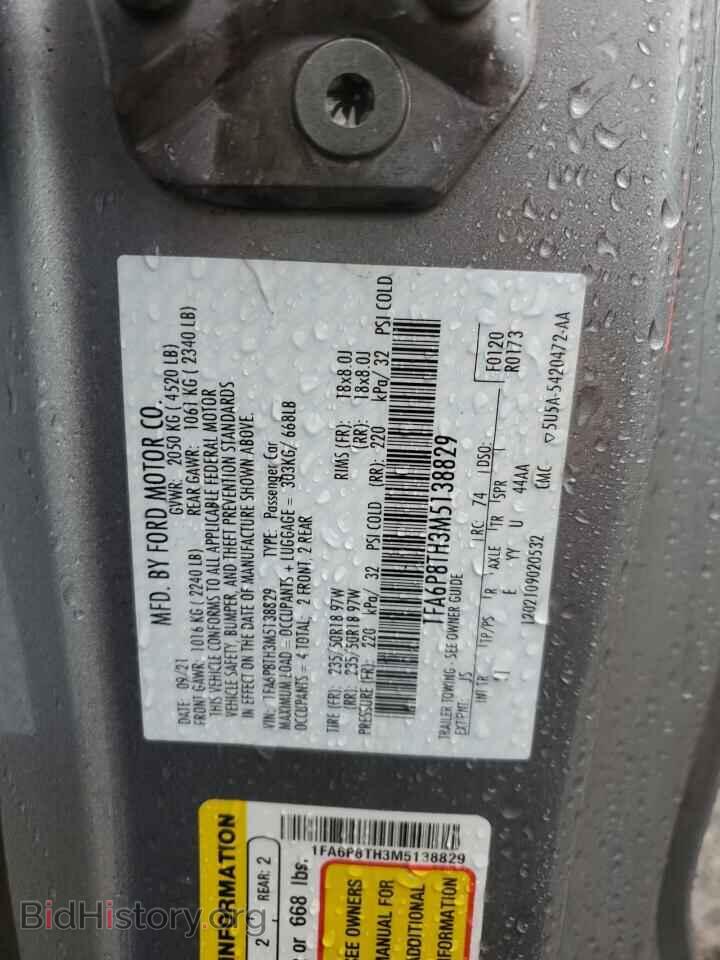 2021 FORD ALL Models - VIN: 1FA6P8TH3M5138829 - Photo 13