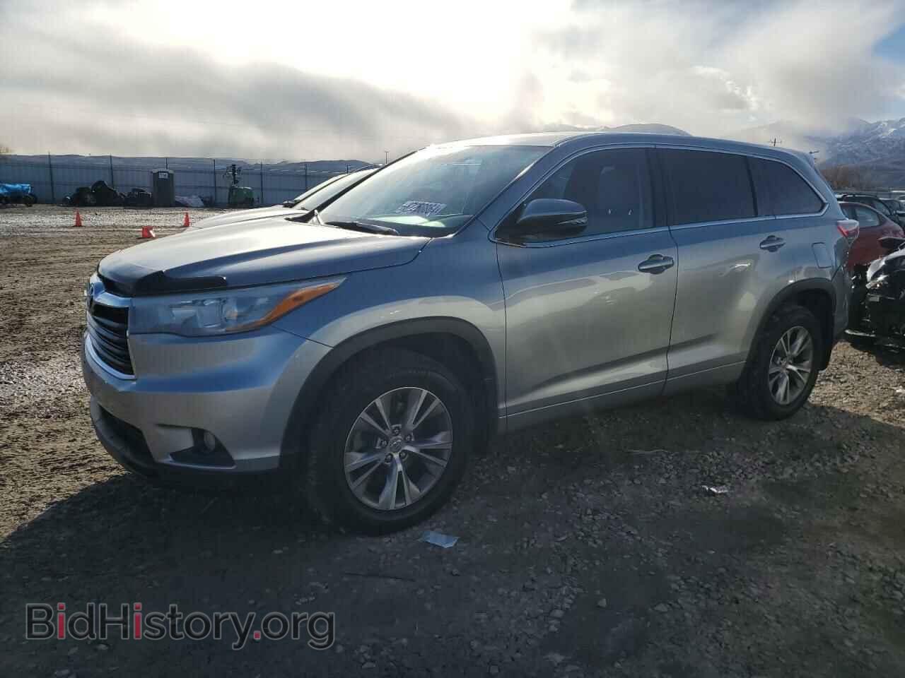 Фотография 5TDBKRFH8FS161321 - TOYOTA HIGHLANDER 2015