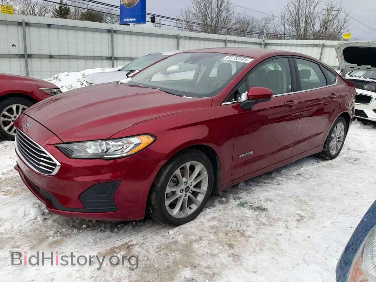 Photo 3FA6P0LU8KR257632 - FORD FUSION 2019