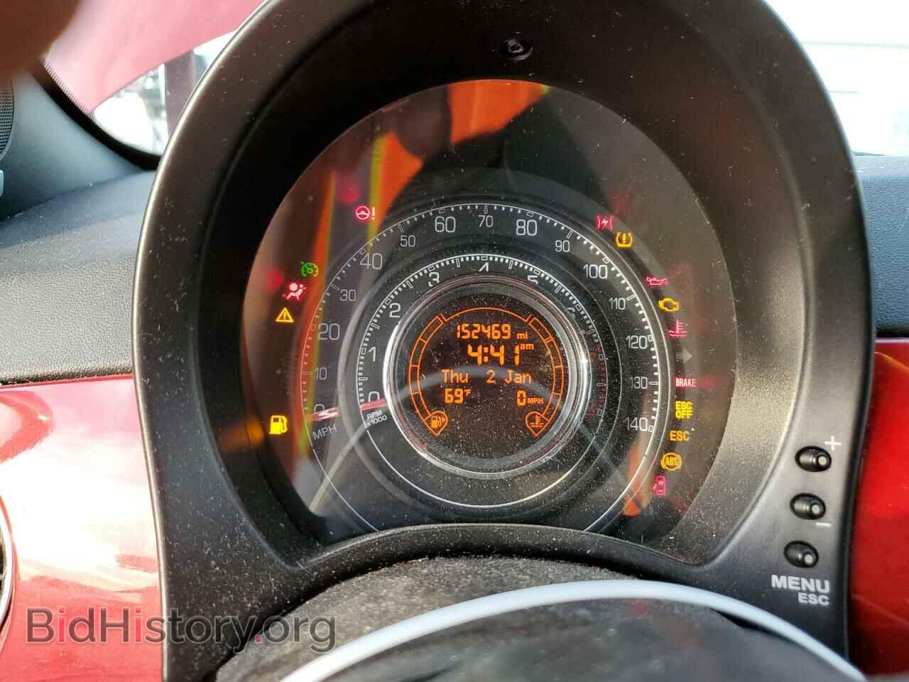 2012 FIAT 500 - VIN: 3C3CFFBR3CT203633 - Фото 9
