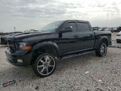 2012 Dodge RAM 1500 Sport, black — VIN 1C6RD7MT9CS150357, Copart