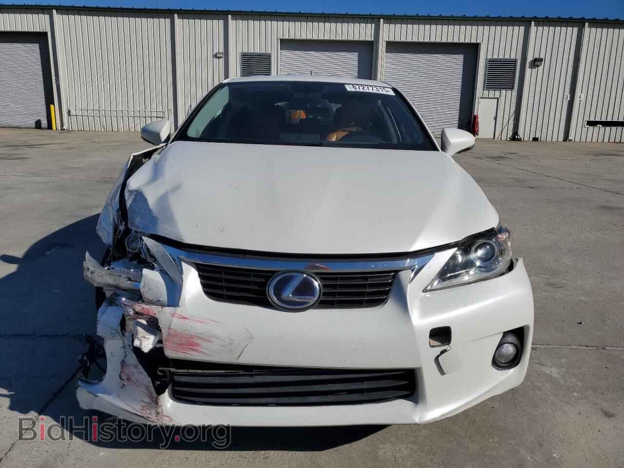 2012 LEXUS CT 200 - VIN: JTHKD5BH5C2096843 - Фото 5