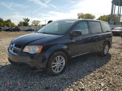 2013 Dodge CARAVAN SXT, blue — VIN 2C4RDGCG4DR749909, Copart
