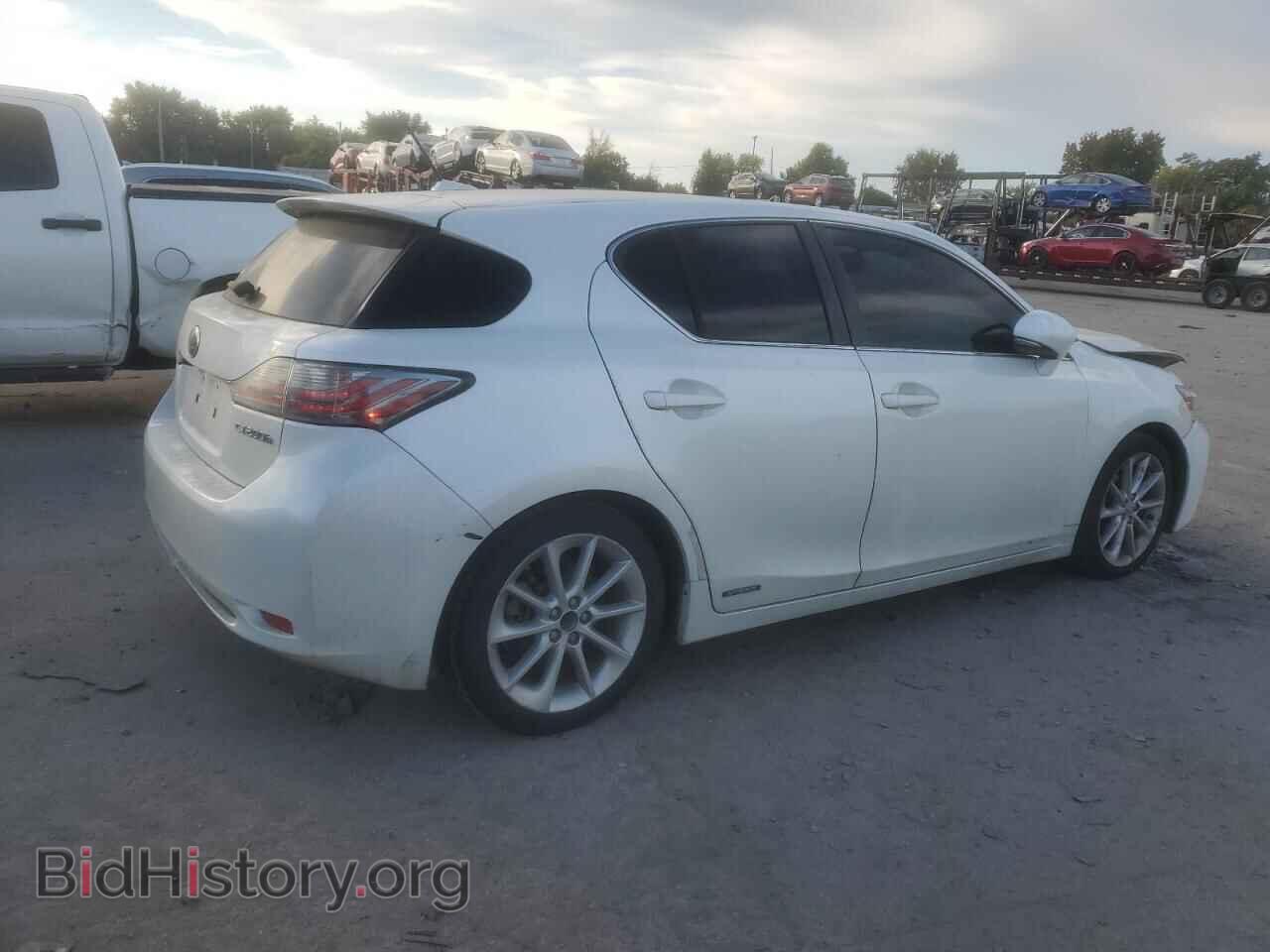 2012 LEXUS CT 200 - VIN: JTHKD5BH8C2061116 - Фото 3