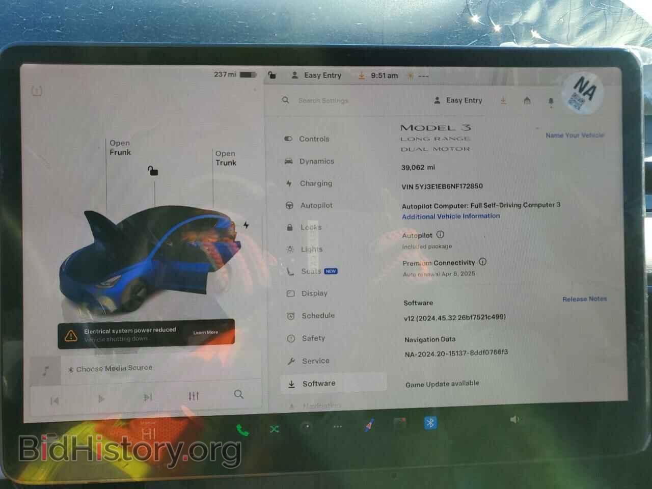 2022 TESLA MODEL 3 - VIN: 5YJ3E1EB6NF172850 - Photo 9