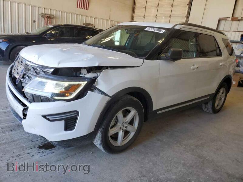 2018 Ford EXPLORER XLT (VIN 1FM5K7D80JGB78293) — фото 1 из 13, Copart, повреждение: передняя часть