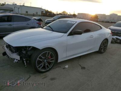 2021 BMW M4, белый — VIN WBA13AR00MCF39145, Copart
