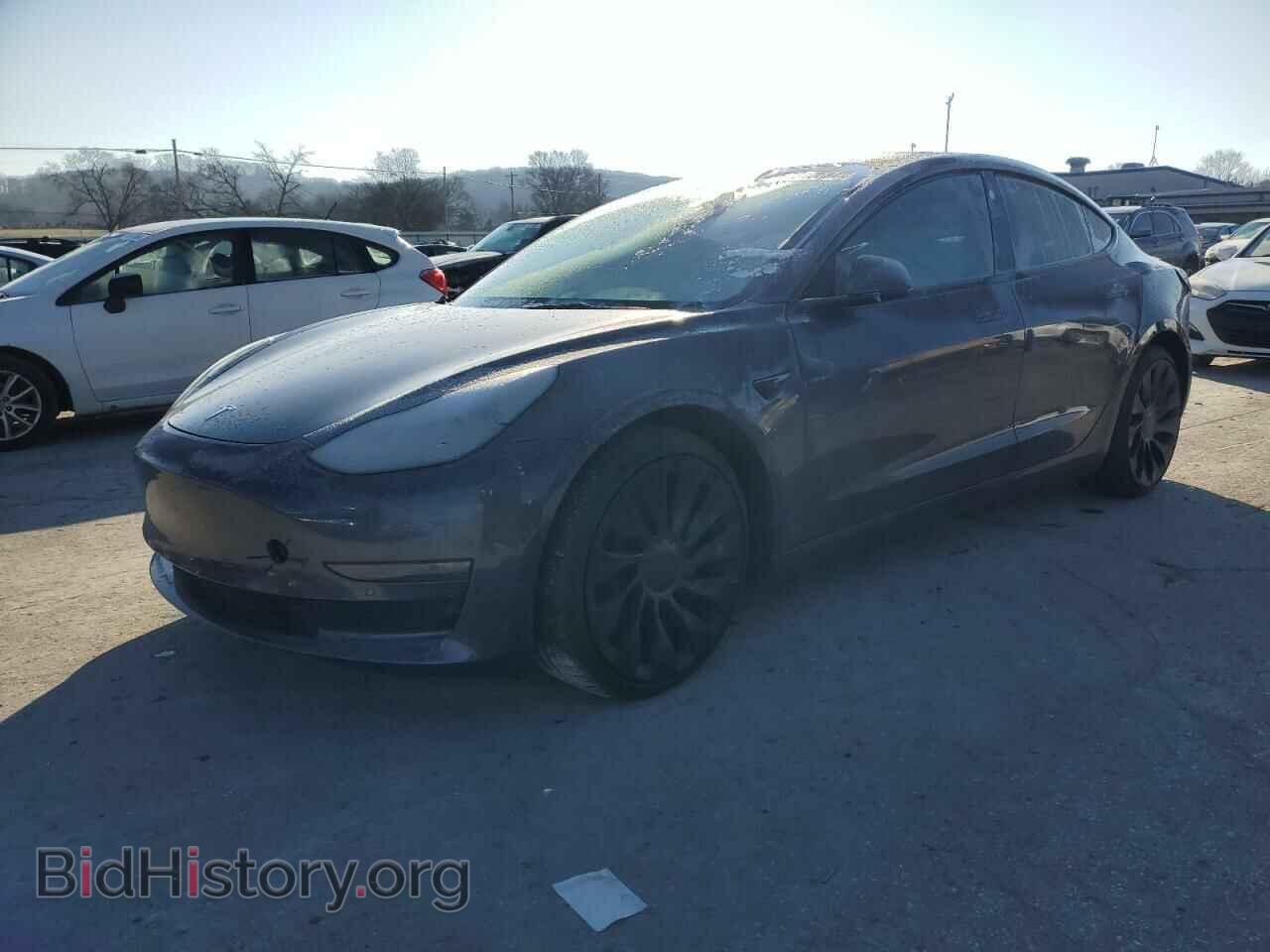 Photo 5YJ3E1EC6NF196302 - TESLA MODEL 3 2022