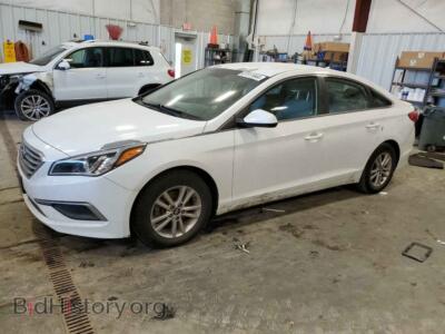 2017 Hyundai SONATA SE, white — VIN 5NPE24AF0HH519316, Copart