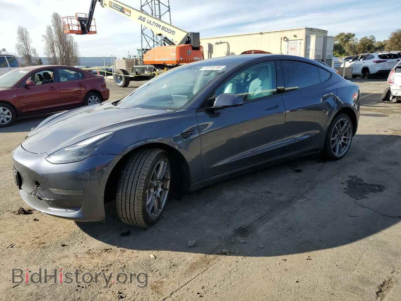 Photo 5YJ3E1EA6NF309907 - TESLA MODEL 3 2022
