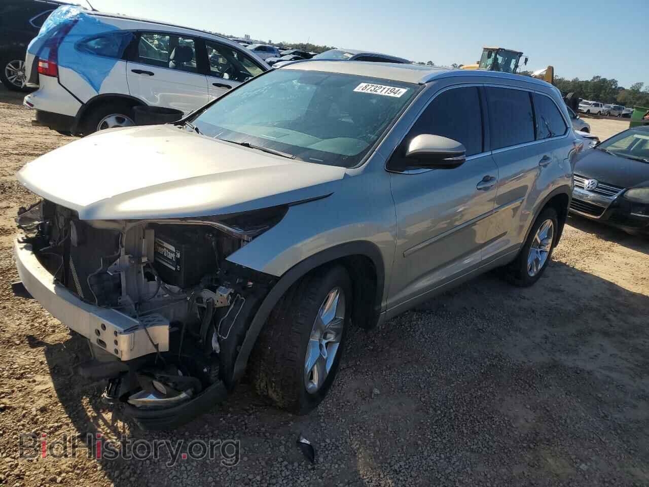 Фотография 5TDDKRFHXFS102442 - TOYOTA HIGHLANDER 2015