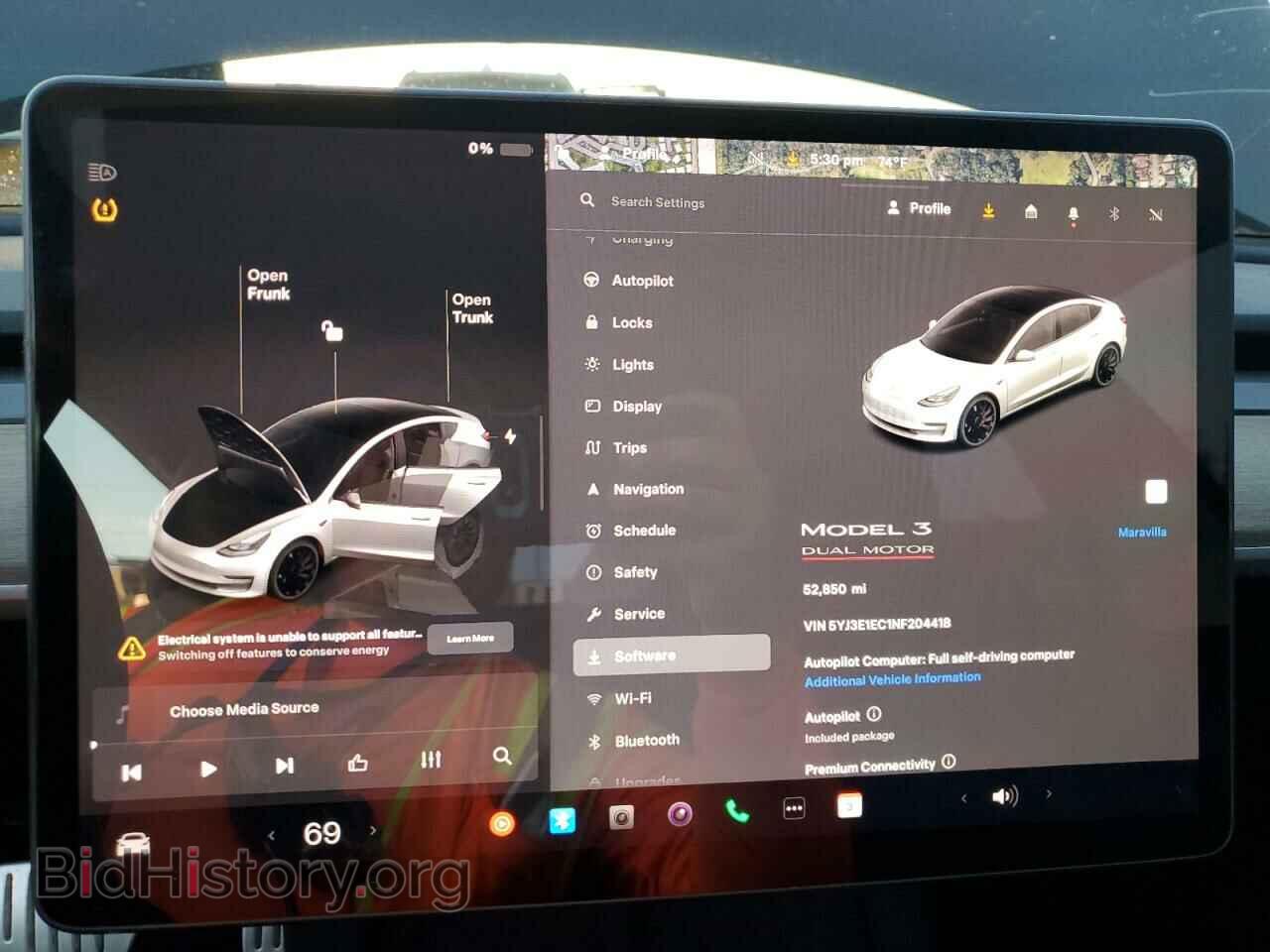 2022 TESLA MODEL 3 - VIN: 5YJ3E1EC1NF204418 - Фото 9