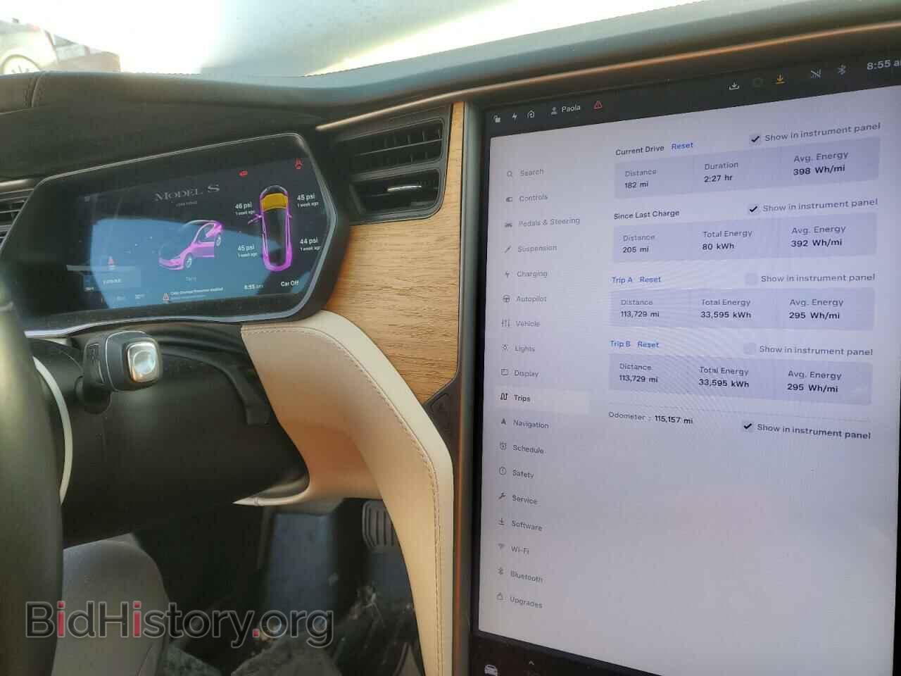 2019 TESLA MODEL S - VIN: 5YJSA1E21KF339733 - Фото 9
