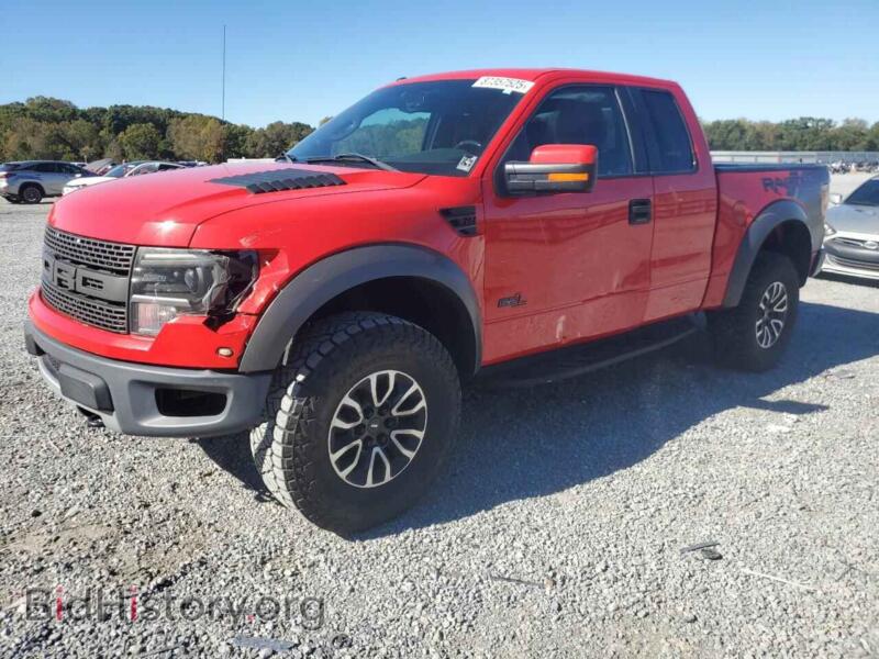 2013 Ford F150 SVT Raptor (VIN 1FTFX1R69DFD15384) — photo 1 of 12, Copart, damage: front end