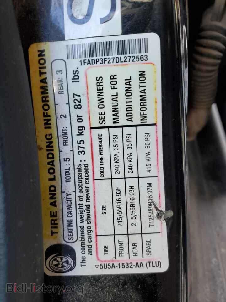 2013 FORD FOCUS - VIN: 1FADP3F27DL272563 - Фото 12