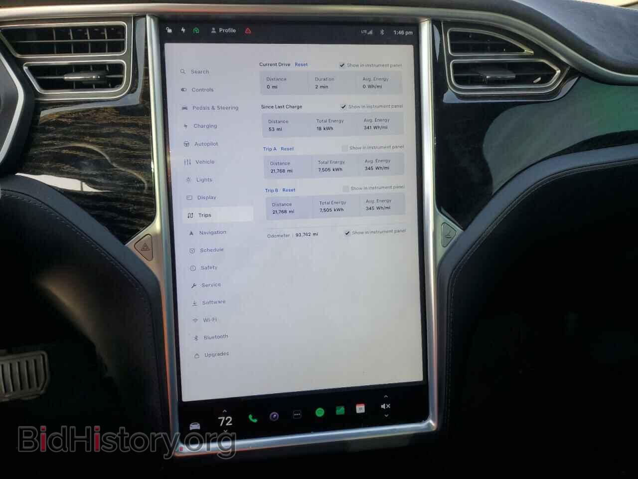 2016 TESLA MODEL S - VIN: 5YJSA1E1XGF157012 - Photo 9