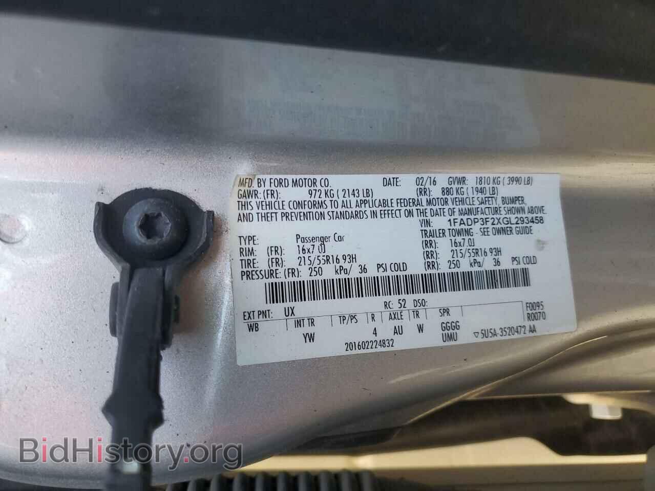 2016 FORD FOCUS - VIN: 1FADP3F2XGL293458 - Photo 12