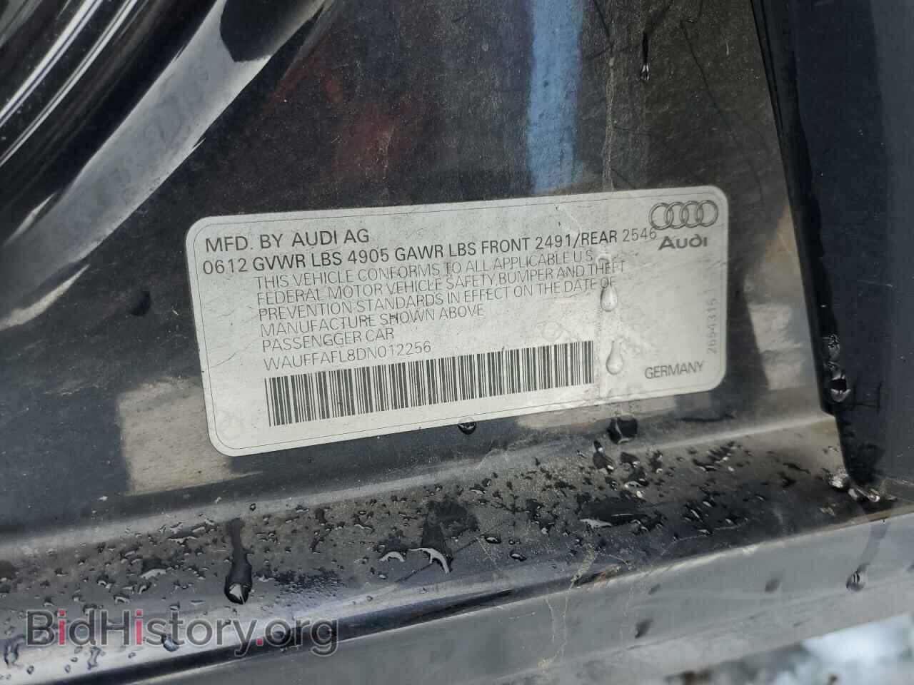 2013 AUDI A4 - VIN: WAUFFAFL8DN012256 - Фото 13