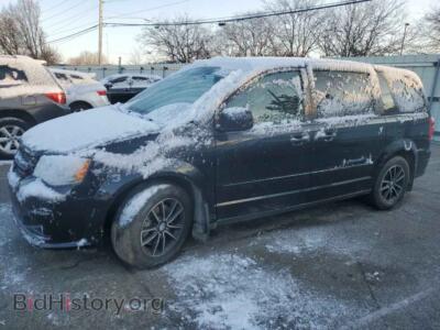 2016 Dodge CARAVAN SXT, black — VIN 2C4RDGCG8GR369945, Copart