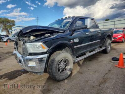 2014 RAM 2500 Longhorn, black — VIN 3C6UR5GL7EG208570, Copart