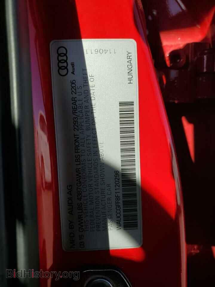 2015 AUDI A3 - VIN: WAUCCGFF8F1120296 - Фото 12