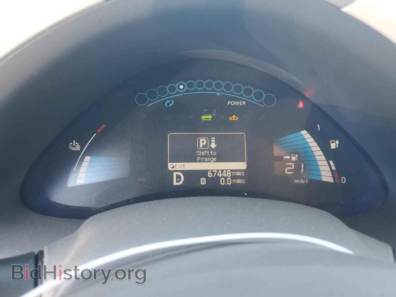 2012 NISSAN LEAF - VIN: JN1AZ0CP7CT018536 - Фото 9