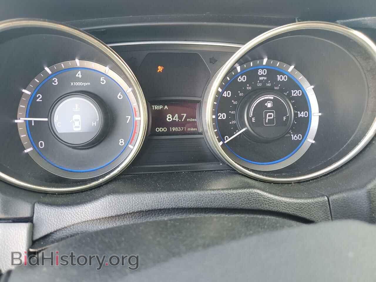 2012 HYUNDAI SONATA - VIN: 5NPEC4AC4CH424057 - Фото 9