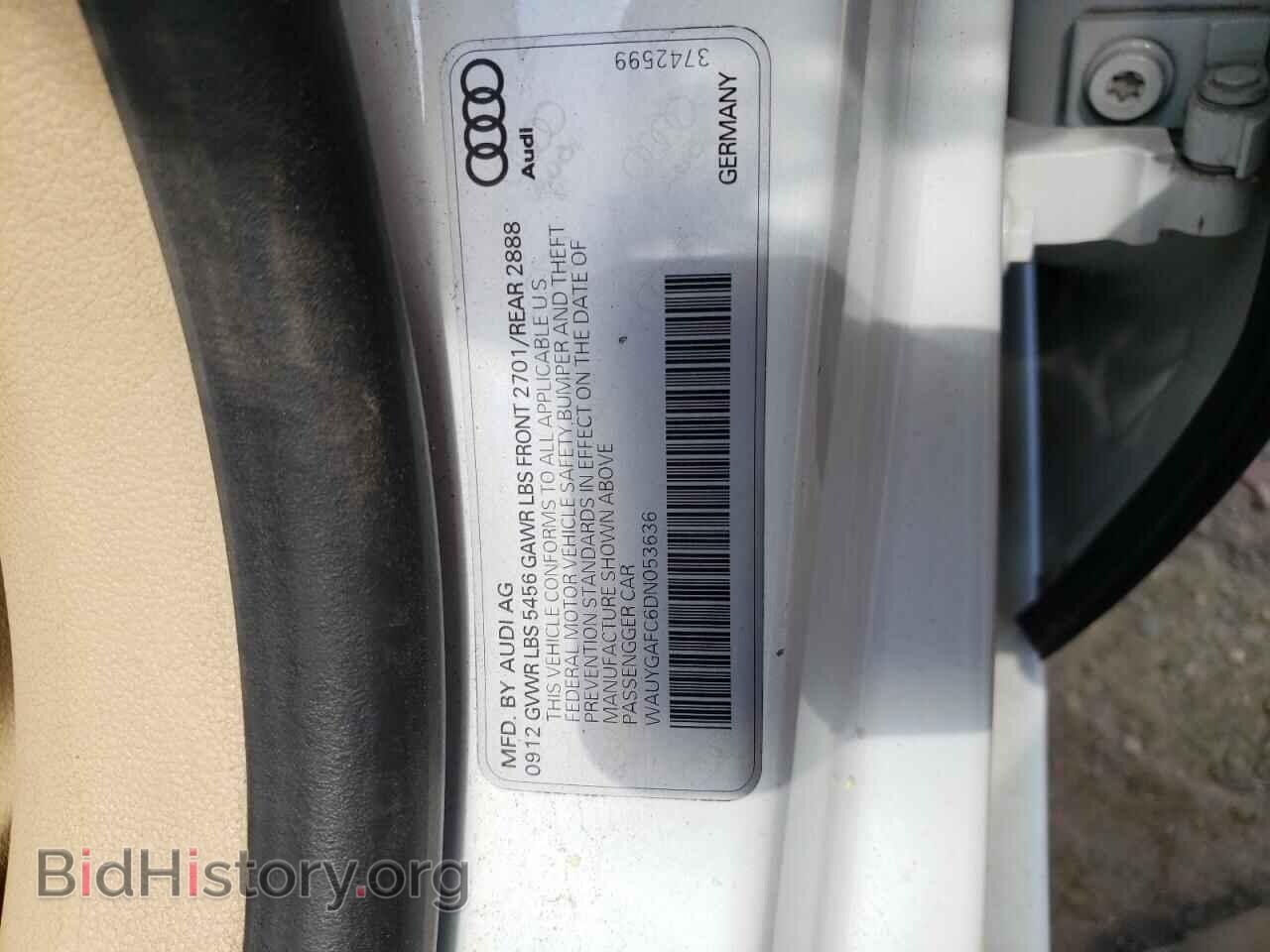 2013 AUDI A7 - VIN: WAUYGAFC6DN053636 - Photo 12