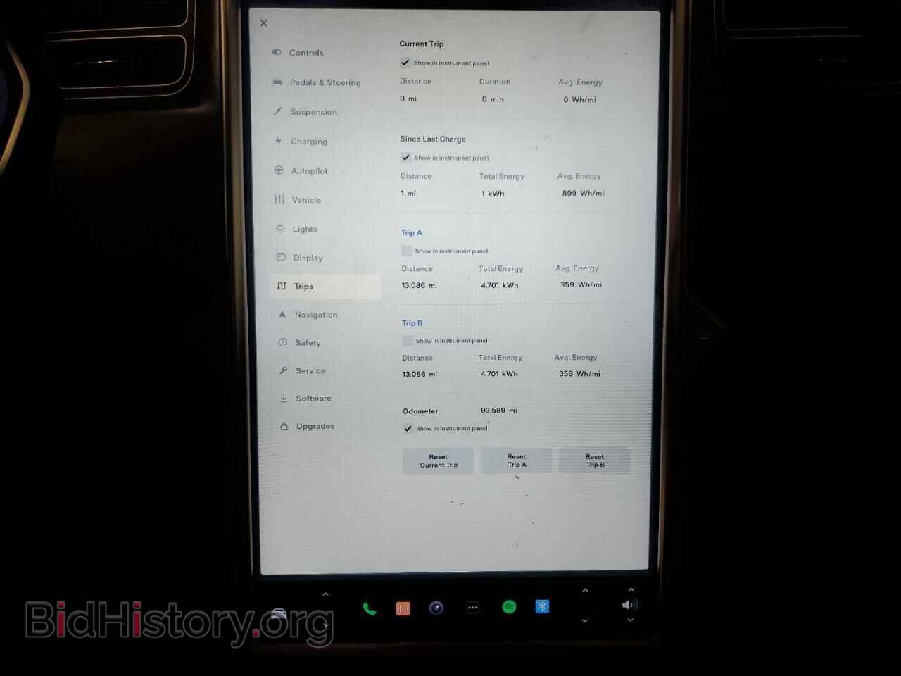 2016 TESLA MODEL S - VIN: 5YJSA1E2XGF160422 - Photo 9