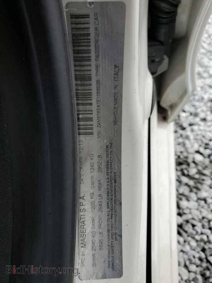 2014 MASERATI ALL MODELS - VIN: ZAM57XSA7E1088638 - Photo 12