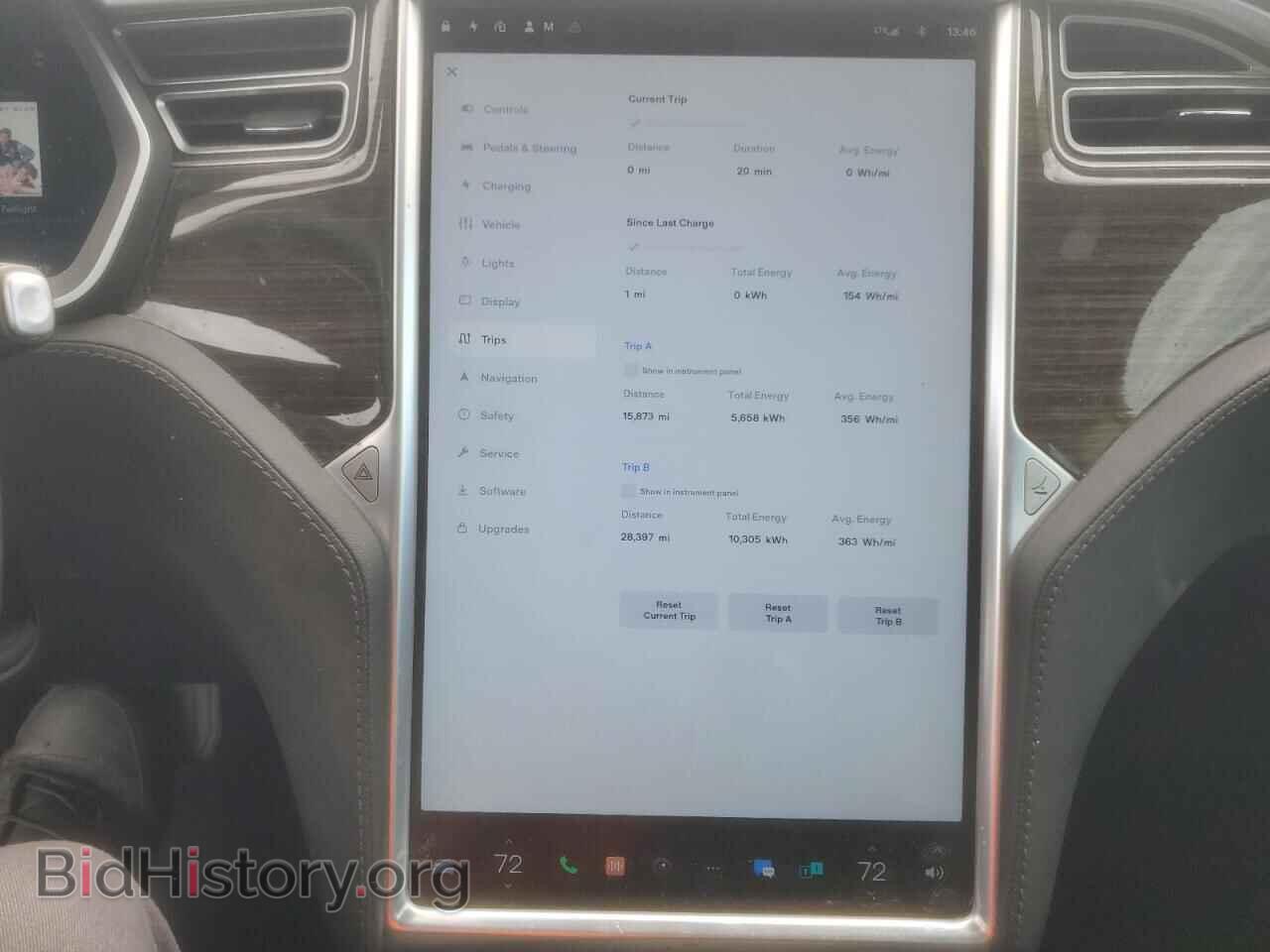 2014 TESLA MODEL S - VIN: 5YJSA1H18EFP50408 - Photo 9