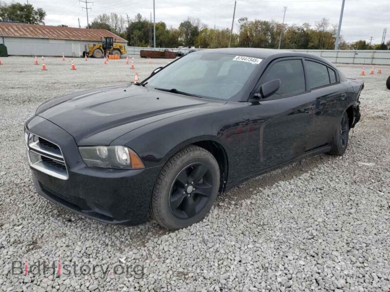 2014 Dodge CHARGER SE (VIN 2C3CDXBG3EH303074) — photo 1 of 12, Copart, damage: rear end