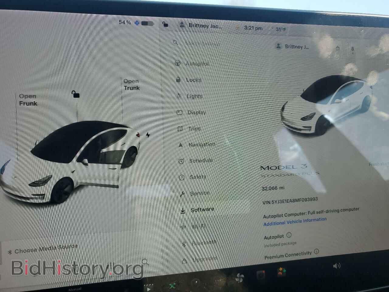2021 TESLA MODEL 3 - VIN: 5YJ3E1EA8MF093993 - Фото 9