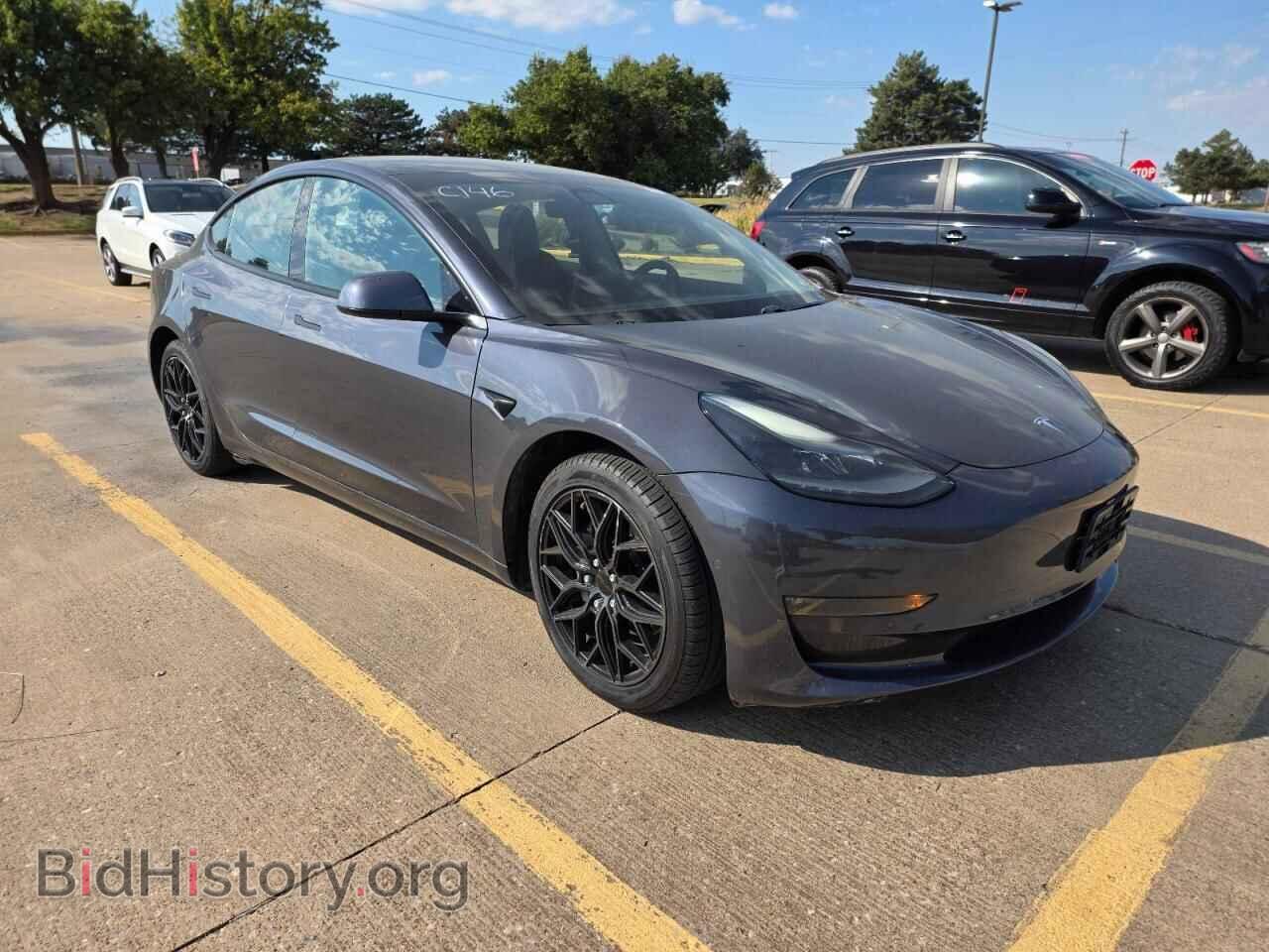 Photo 5YJ3E1EB6MF030111 - TESLA MODEL 3 2021