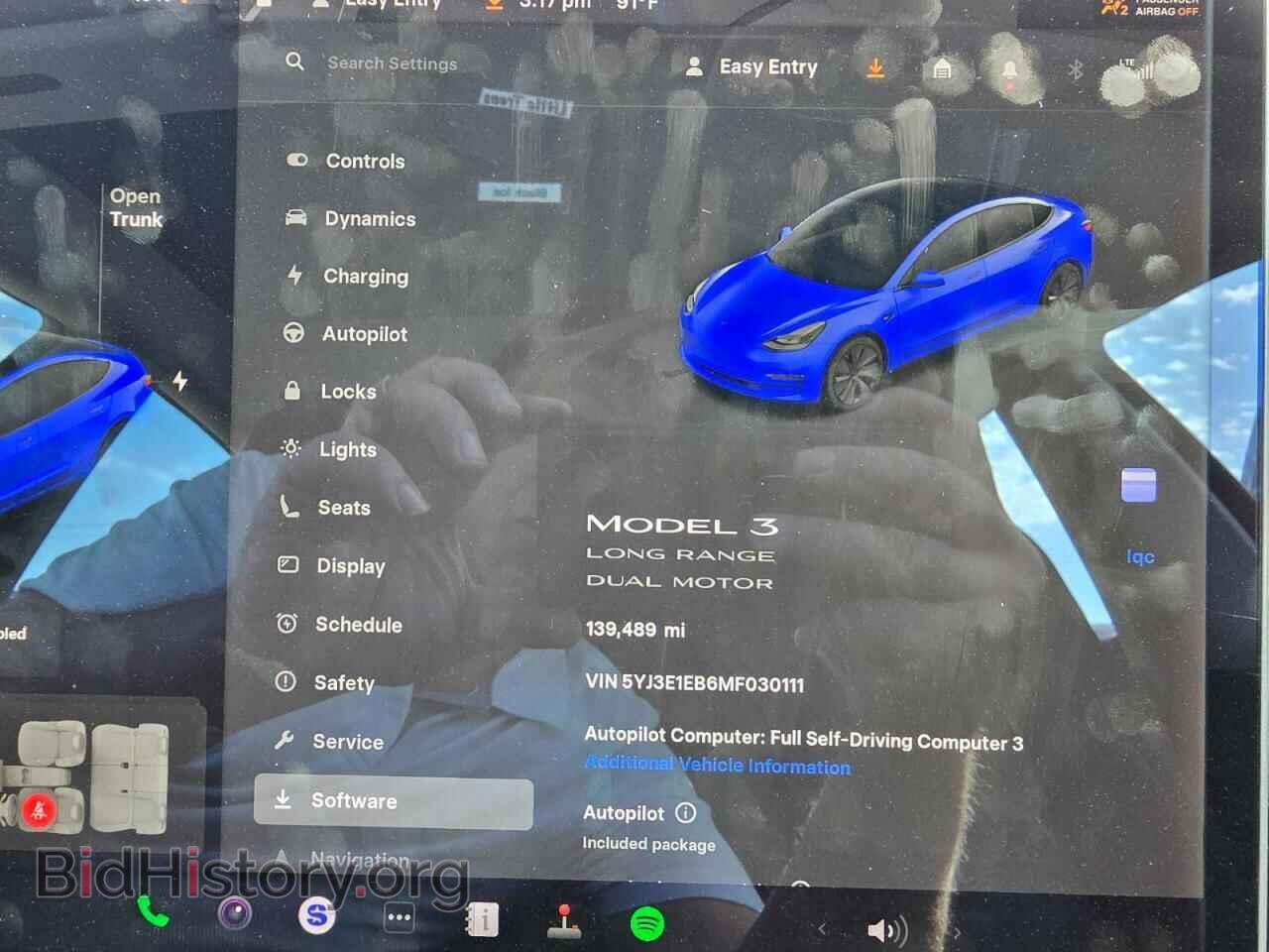 2021 TESLA MODEL 3 - VIN: 5YJ3E1EB6MF030111 - Photo 8