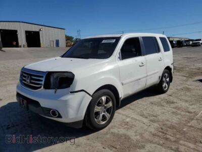 2013 Honda PILOT EXL, белый — VIN 5FNYF3H61DB025671, Copart